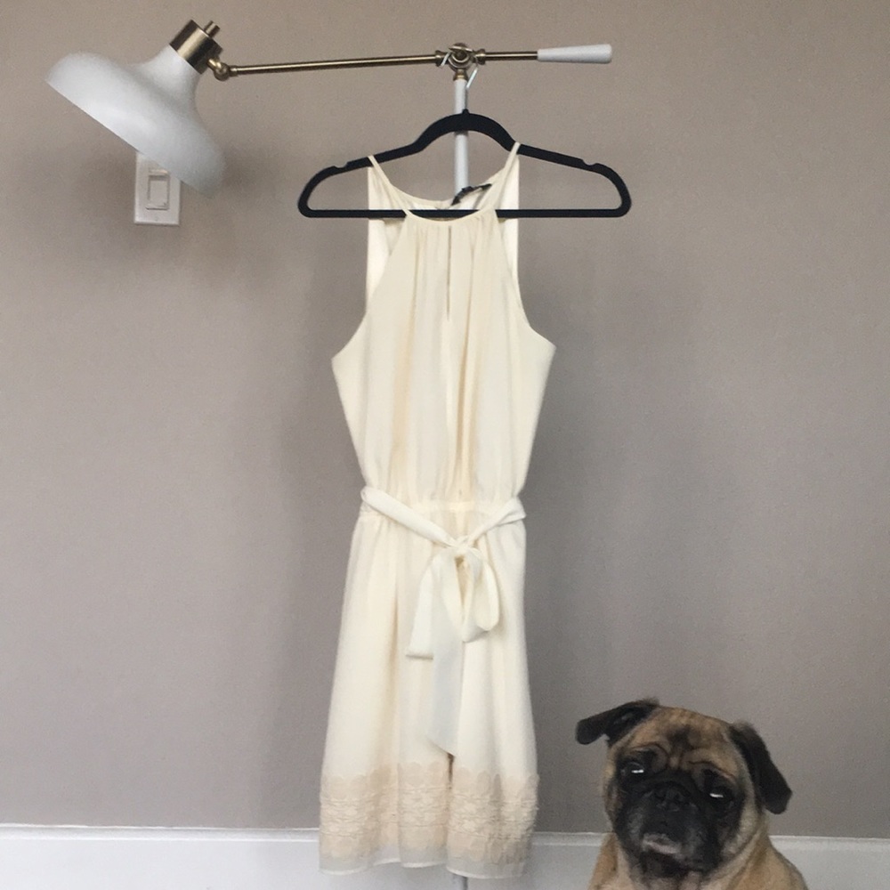 Express tie waist dress